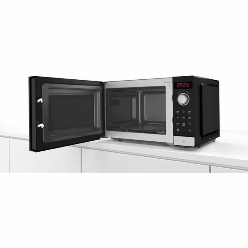 Bosch Serie 2 FFL023MS2 micro-onde Comptoir Micro-onde simple 20 L 800 W Noir, Acier inoxydable - Image 1