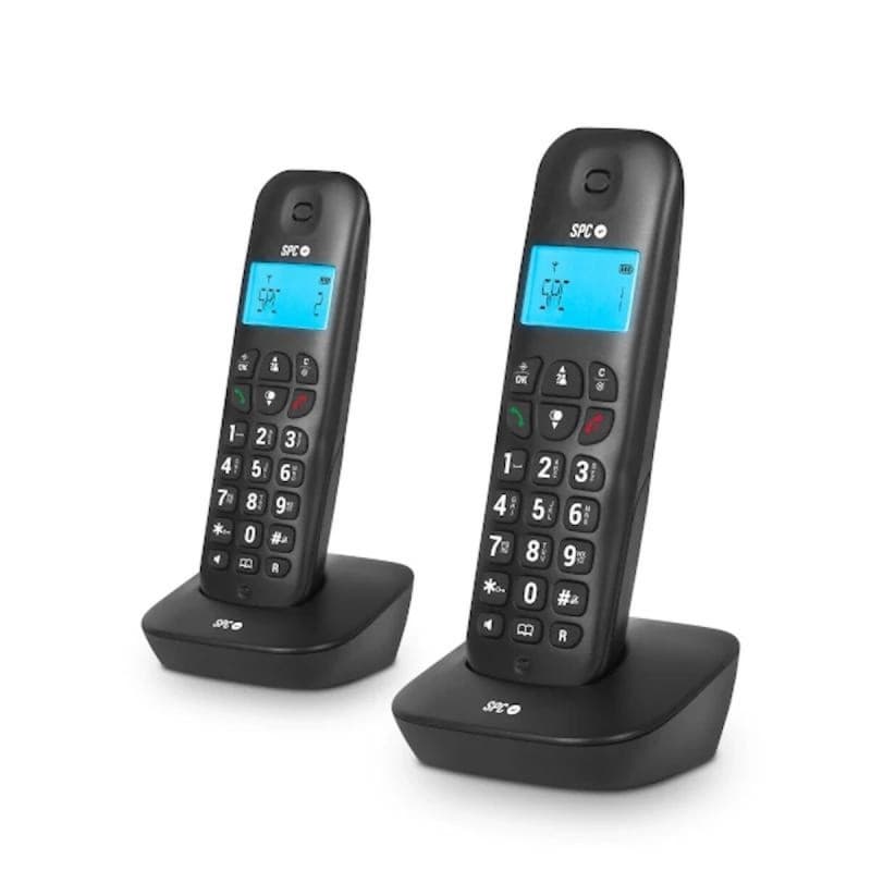 Téléphone Sans Fil SPC Internet 7302N AIRPRODUO Noir - Image 1