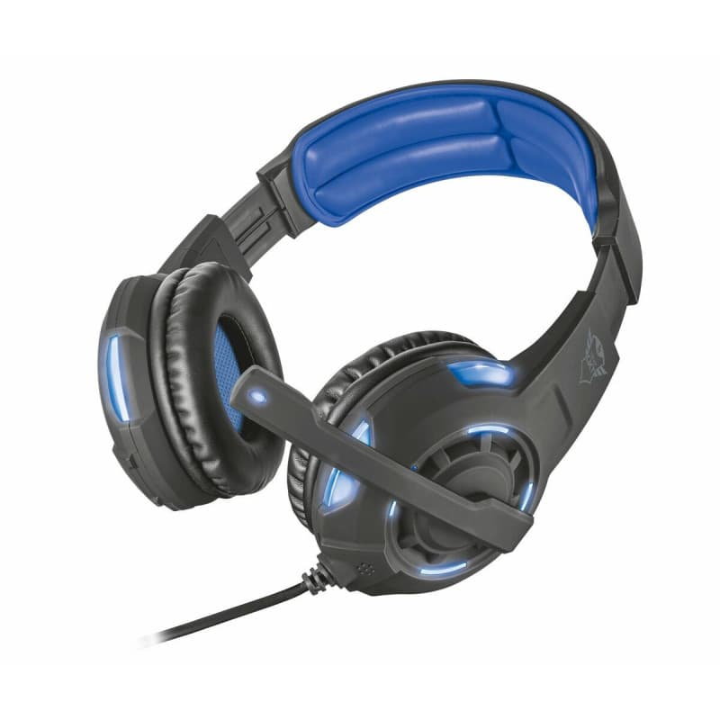 Trust GXT 350 RADIUS 7.1 Casque Avec fil Arceau Jouer USB Type-A Noir, Bleu - Image 1