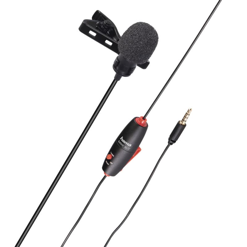 Hama Smart Noir Microphone à clipser - Image 1