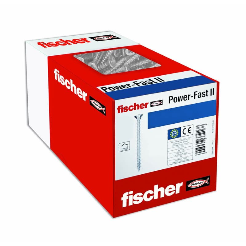 Kit de vissage Fischer 200 Unités zingage (4 x 40 mm) - Image 1