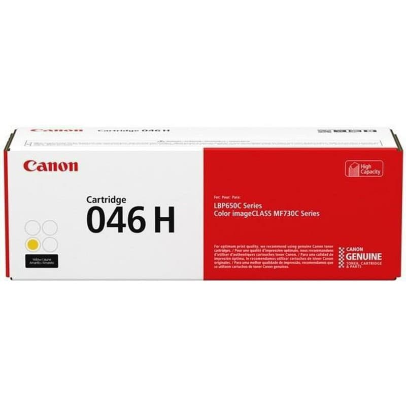 Canon 046 H Cartouche de toner 1 pièce(s) Original Jaune - Image 1