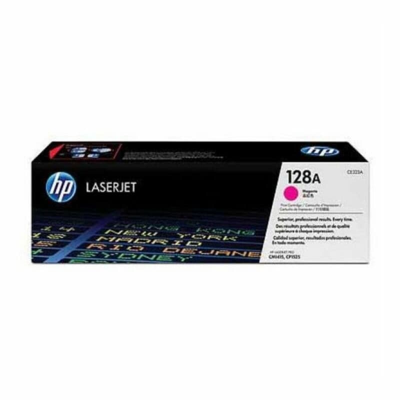 HP 128A toner LaserJet magenta authentique - Image 1