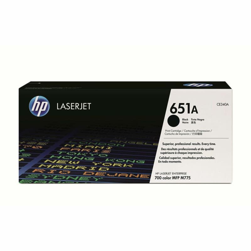 HP 651A toner LaserJet noir authentique - Image 1