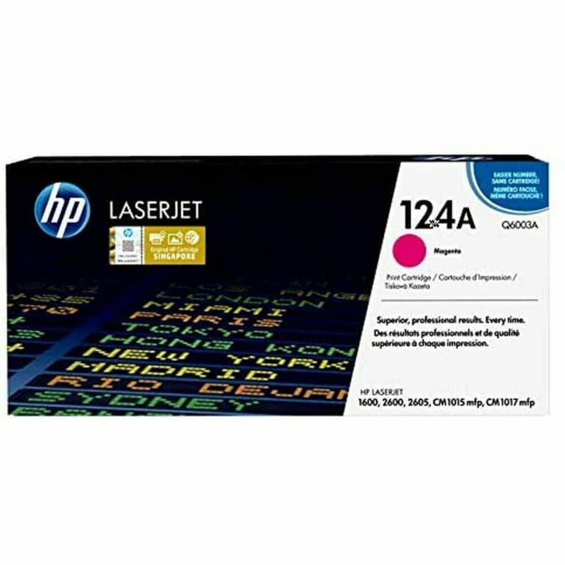 HP 124A toner LaserJet magenta authentique - Image 1