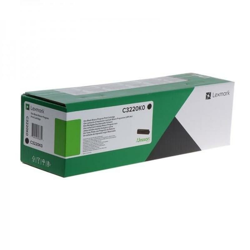 Lexmark C3220K0 Cartouche de toner 1 pièce(s) Noir - Image 1