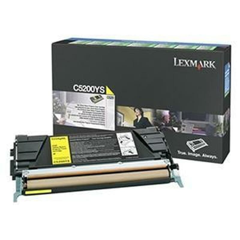 Lexmark C5200YS Cartouche de toner 1 pièce(s) Original Jaune - Image 1