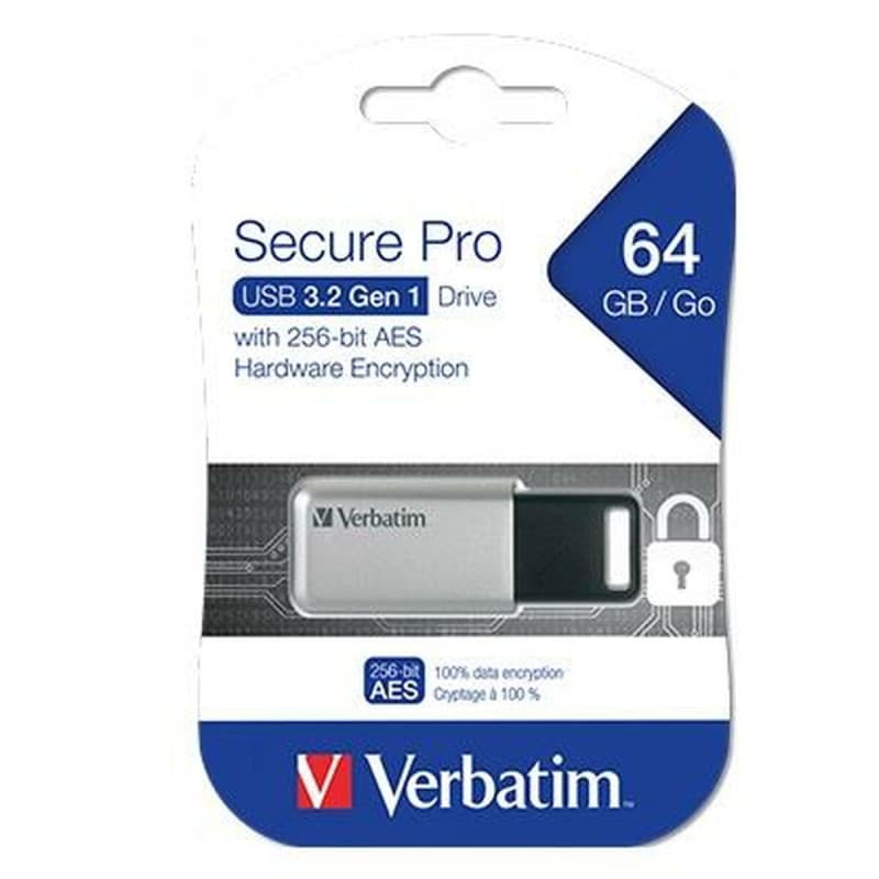 Verbatim Clé Secure Pro USB 3.0, 64 Go - Image 1