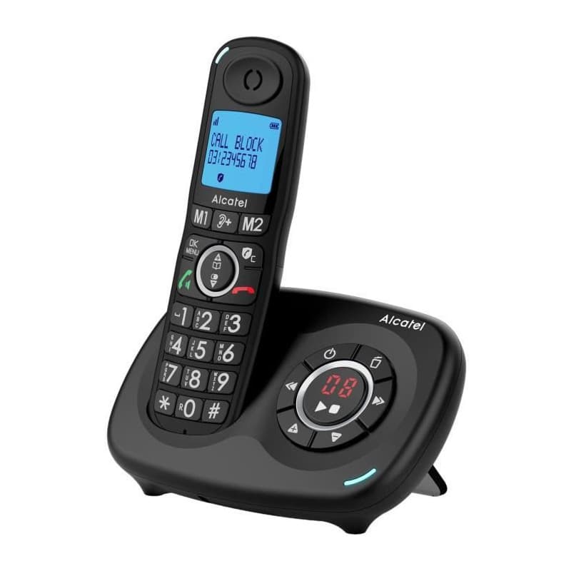 Téléphone Sans Fil Alcatel XL 595 B Noir - Image 1