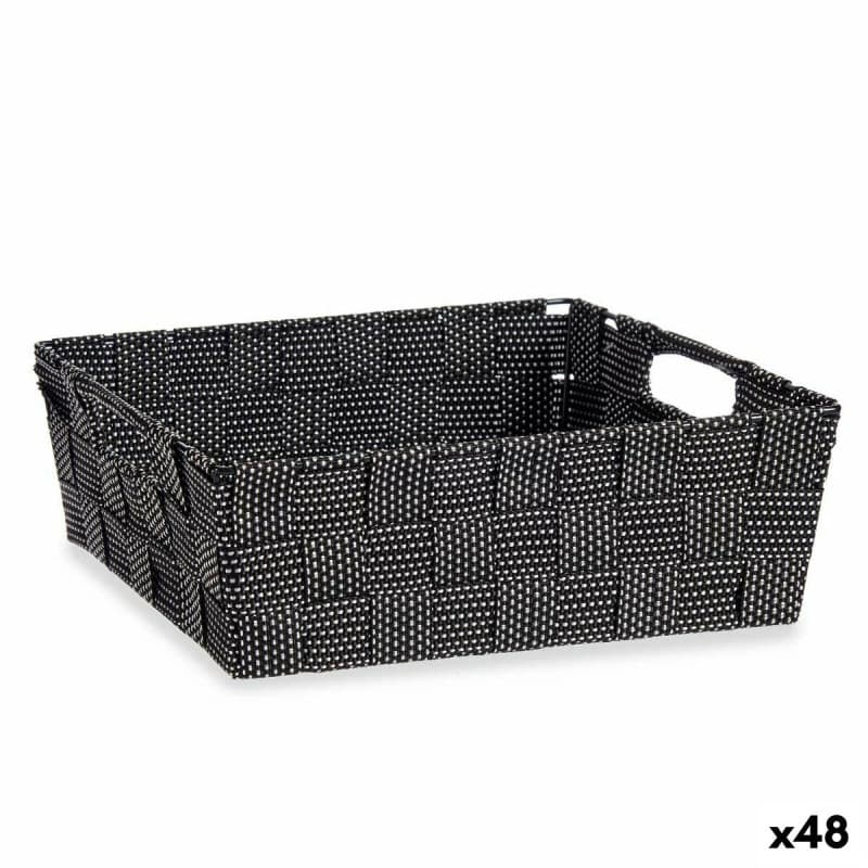 Panier Tressée Noir 3 L (23 x 8 x 27 cm) (48 Unités) - Image 1