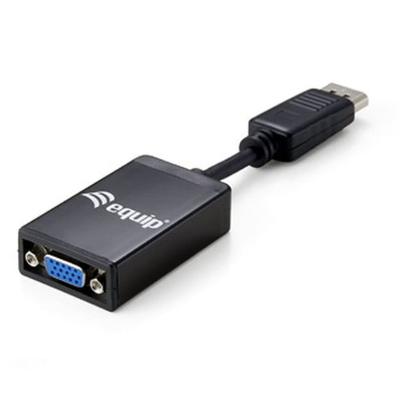 Equip 133435 câble vidéo et adaptateur 0,15 m DisplayPort VGA Noir - Image 1