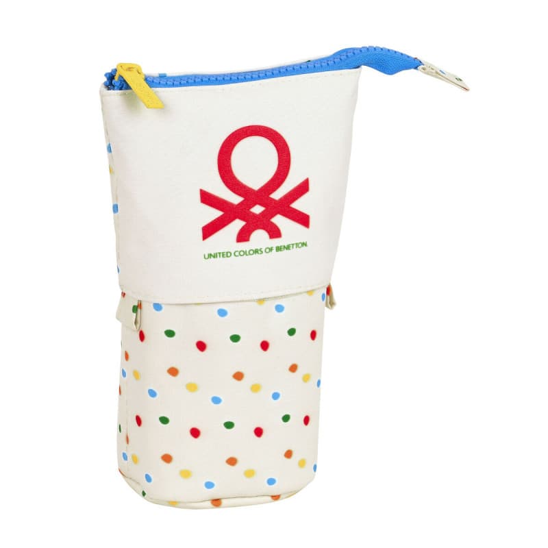 Fourre-Tout Benetton Topitos Blanc Naturel 19 x 6 cm - Image 1