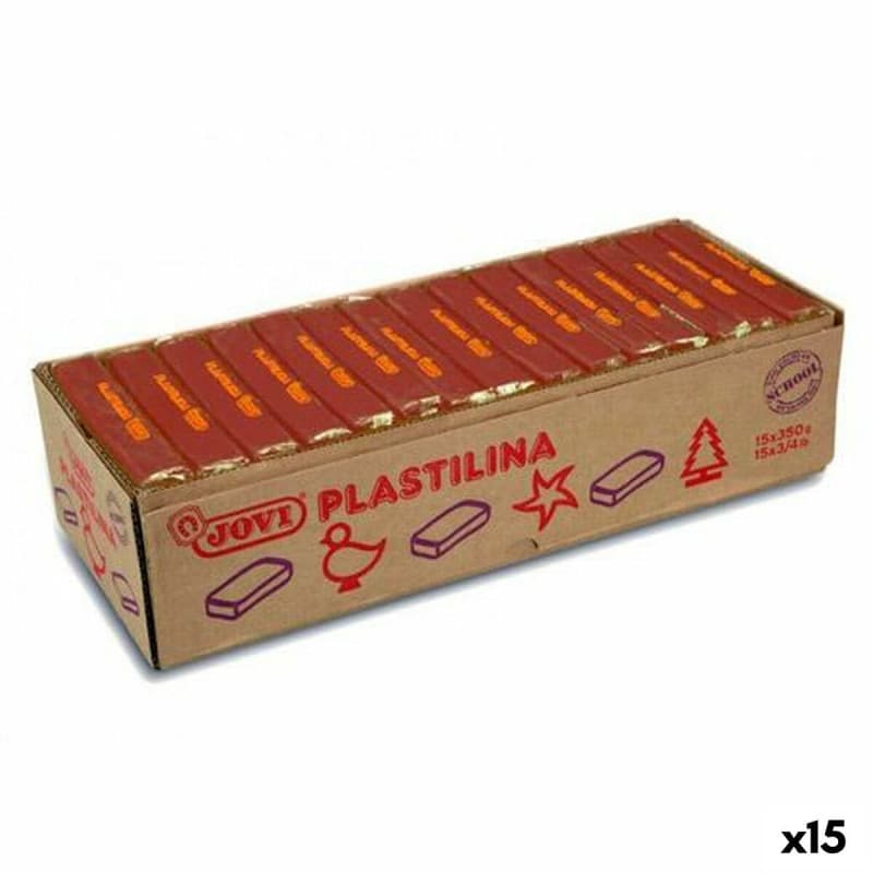 Barres de pâte à modeler Jovi 7209 Marron 350 gr - Image 1