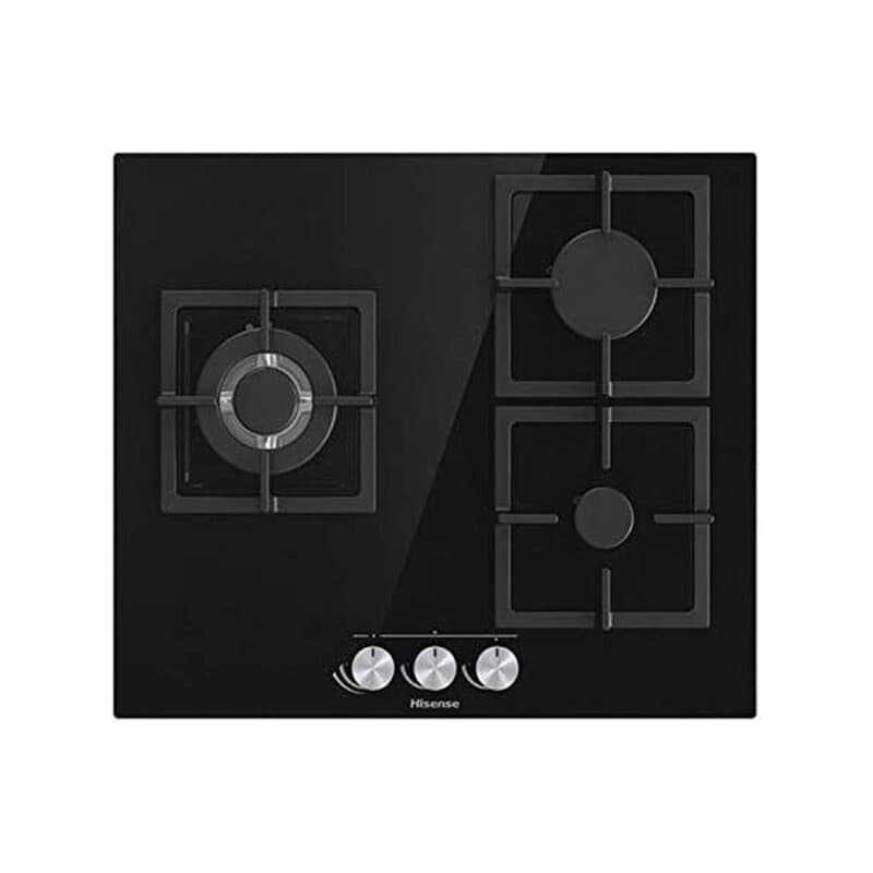 Hisense GG633B plaque Noir Comptoir 58 cm Gaz 3 zone(s) - Image 1