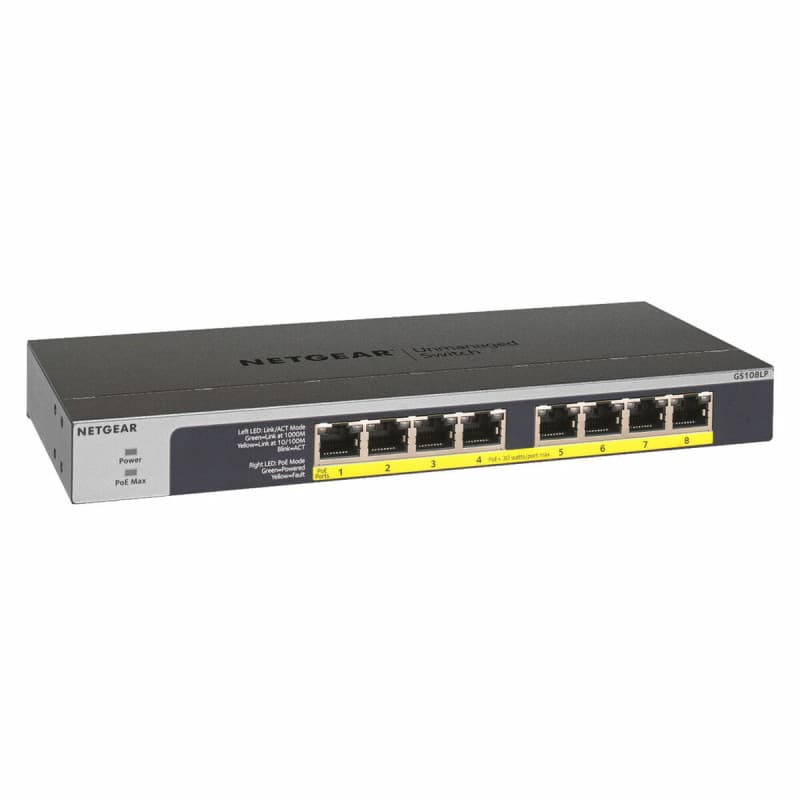 Switch Netgear GS108LP-100EUS RJ-45 - Image 1