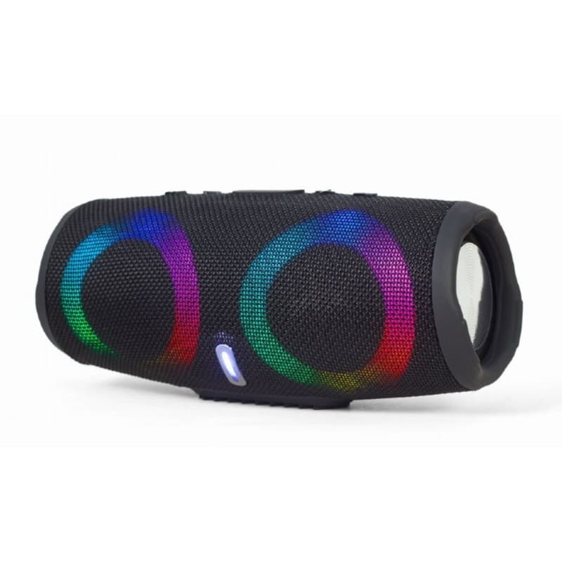 Haut-Parleurs bluetooth portables GEMBIRD SPK-BT-LED-02 Noir 5 W 10 W - Image 1