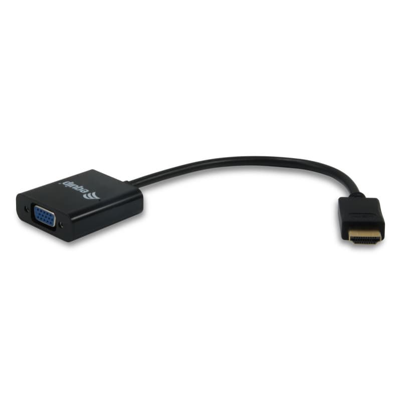 Equip 11903607 câble vidéo et adaptateur VGA (D-Sub) HDMI Type A (Standard) Noir - Image 1