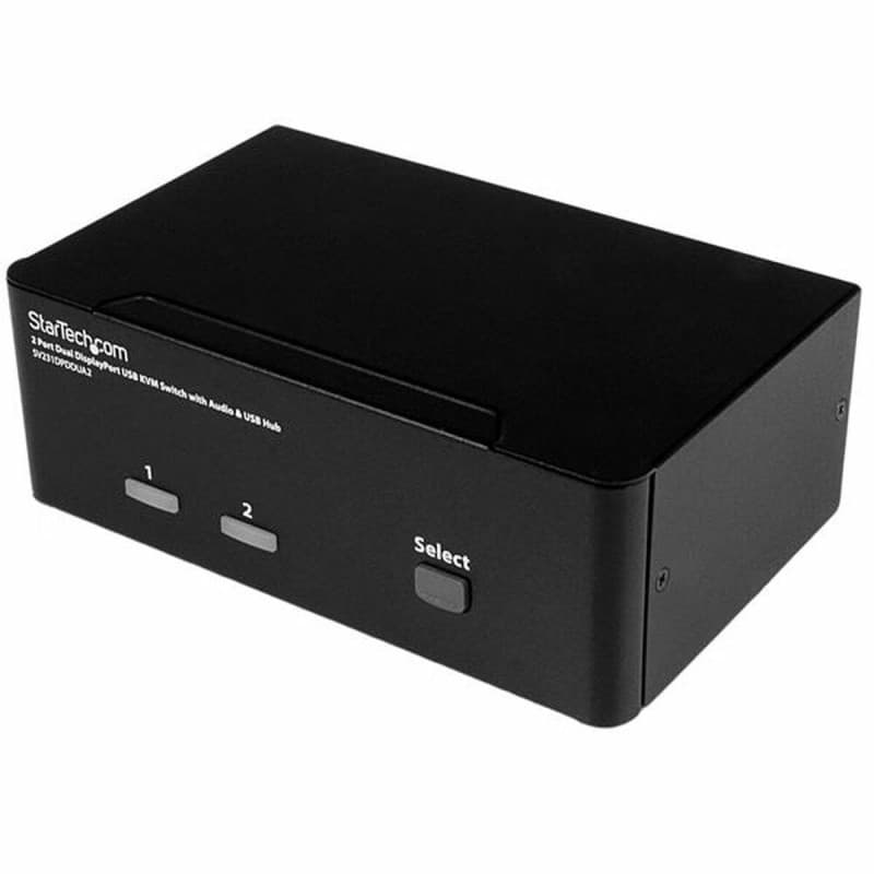Startech.com Switch KVM DisplayPort double affichage à 2 ports - 4K 60 Hz - Image 1