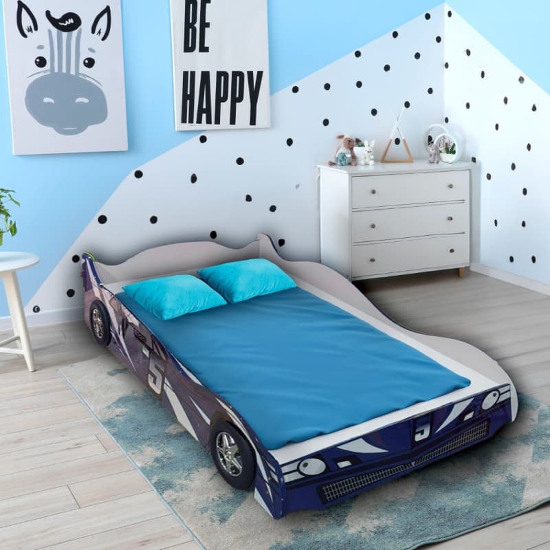 Le lit voiture bleu. - Image 1