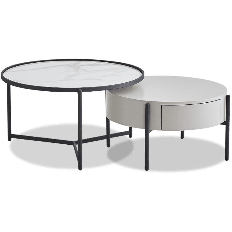 LOT DE 2 TABLES BASSES - Image 1