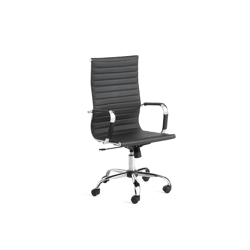 Fauteuil de bureau - coloris noir vintage