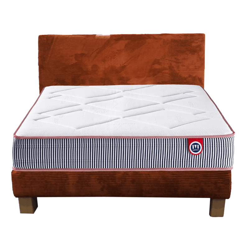 Le sommier 140 x 190 cm velours - Image 1