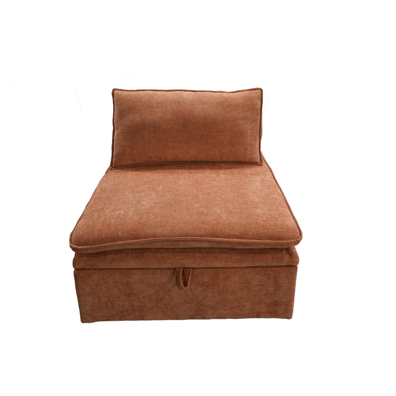 Chauffeuse lit avec dossier ajustable – Style et praticité - 5 coloris - Image 1