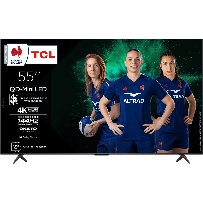 TV QLED - 55" (140 cm) - 4K UHD - TCL - 55C69K - Image 1