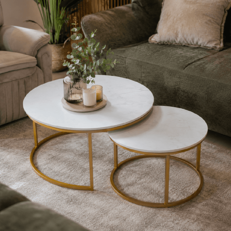 Lot de 2 tables basse - Disponible en 3 coloris - Image 1