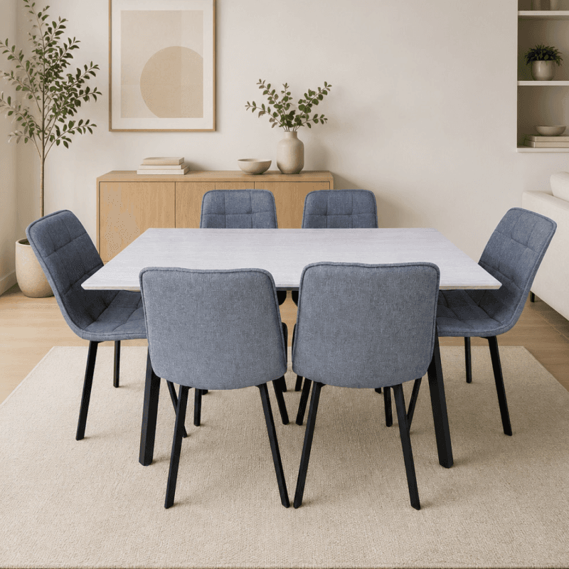 Ensemble table repas + 6 chaises - Image 1