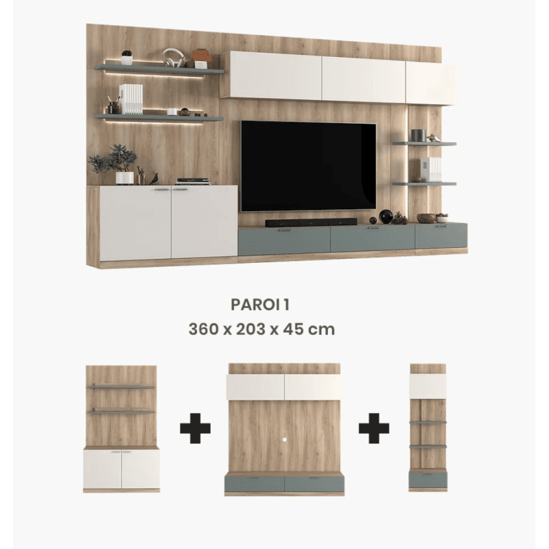 La paroi mur TV - Image 1