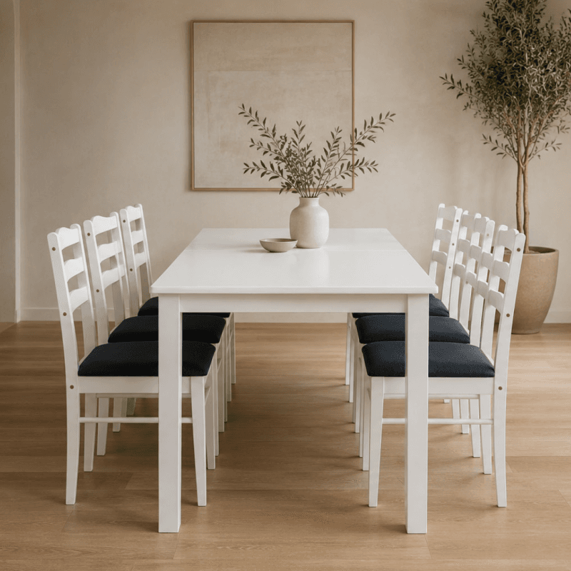 Ensemble table + 6 chaises. - Image 1