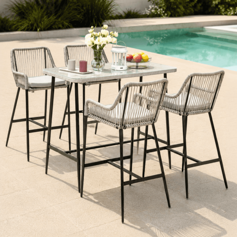 Ensemble Table de Bar + 4 Tabourets. - Image 1