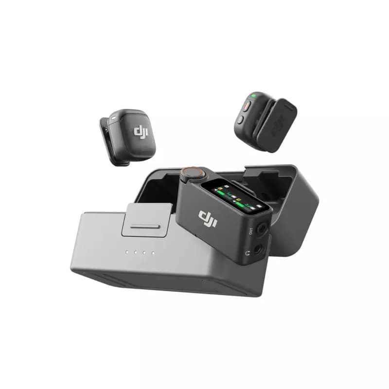 DJI Mic 3 (2 émetteurs + 1 récepteur + étui de chargement) - Image 1