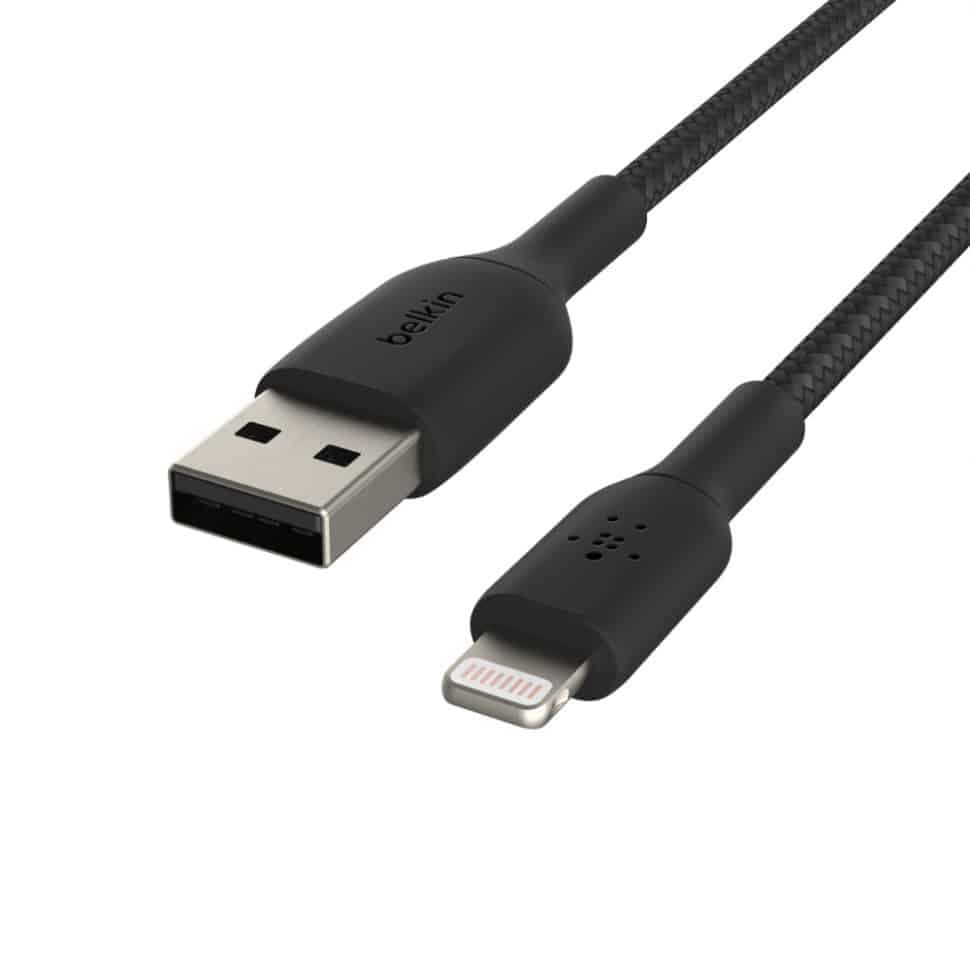 Câble Belkin Tressé MFI - Lightning / USB-A 1M - Image 2