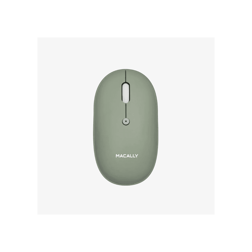 Macally - Souris Bluetooth à clic silencieux - Blanche - Image 3