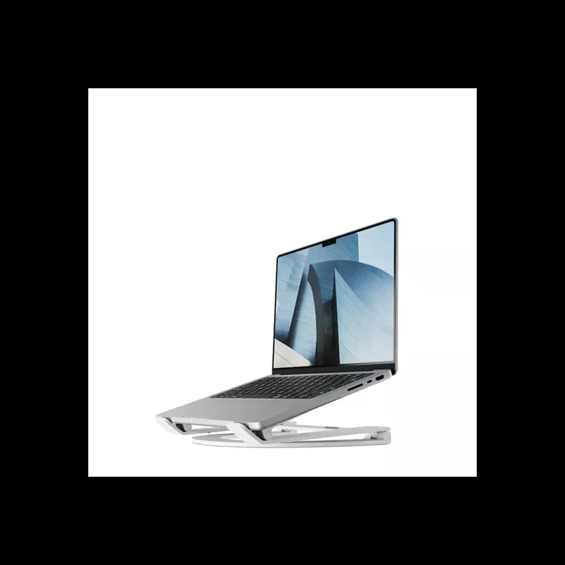 Support dépliant Curve Flex Blanc pour MacBook - Image 2