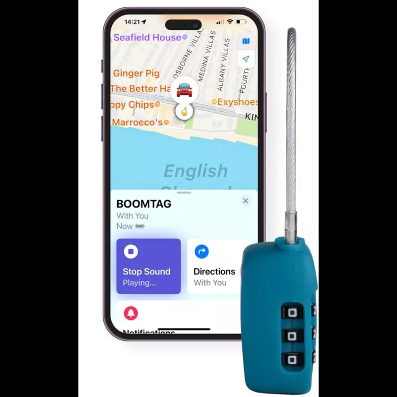 BoomPods Cadenas compatible Apple Find My - Image 2