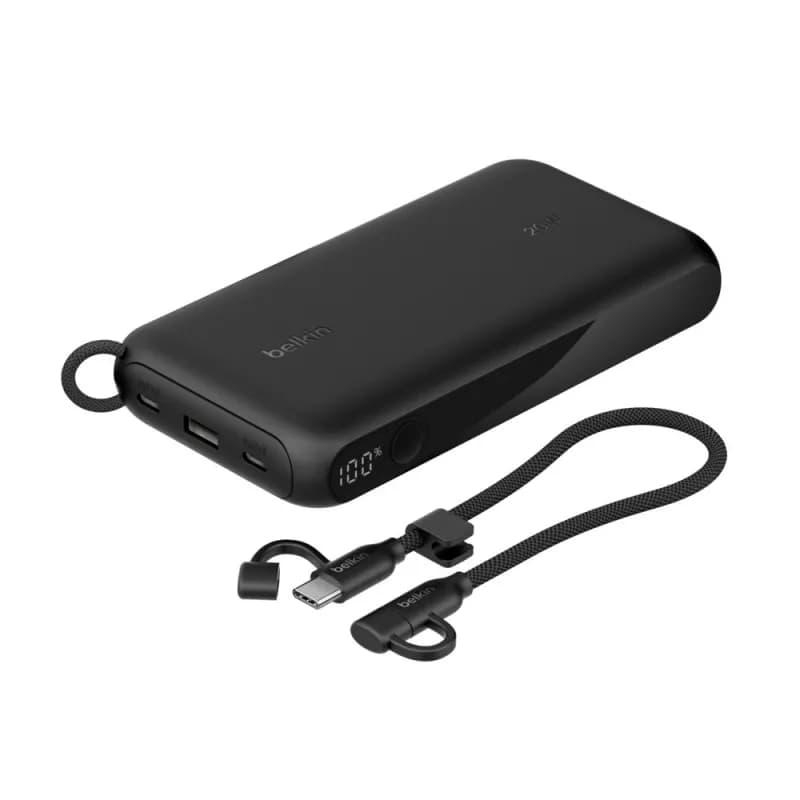 Belkin Batterie externe 20K noir avec écran intégré - Image 2