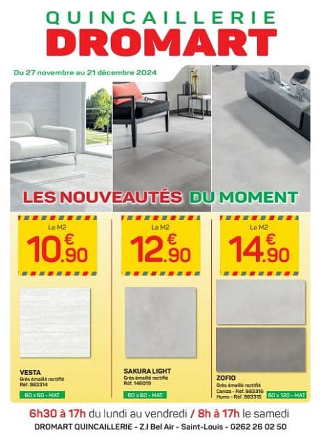 LES NOUVEAUTÉS DU MOMENT