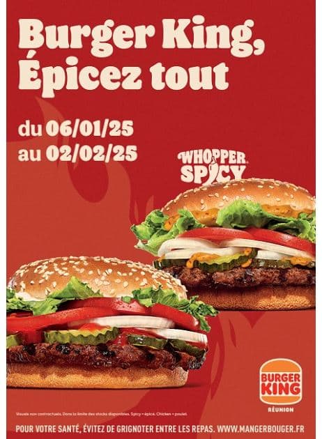 BURGER KING, ÉPICEZ TOUT