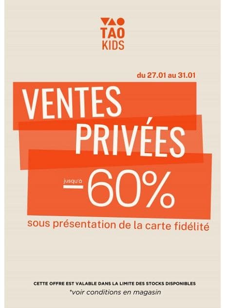 VENTES PRIVÉES