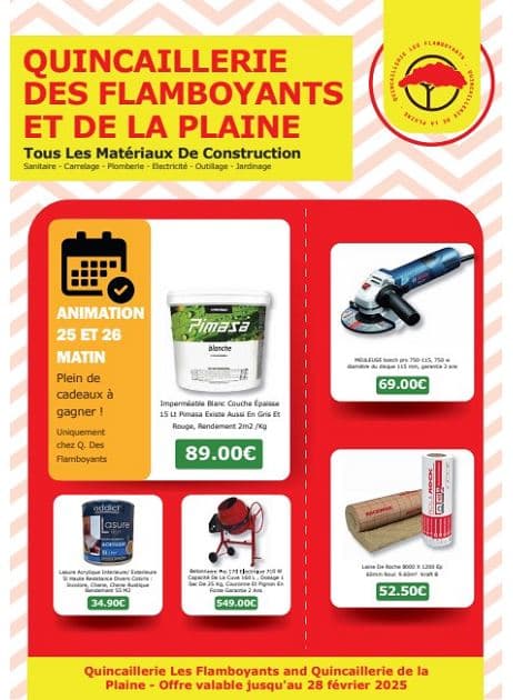 QUINCAILLERIE DES FLAMBOYANTS ET DE LA PLAINE