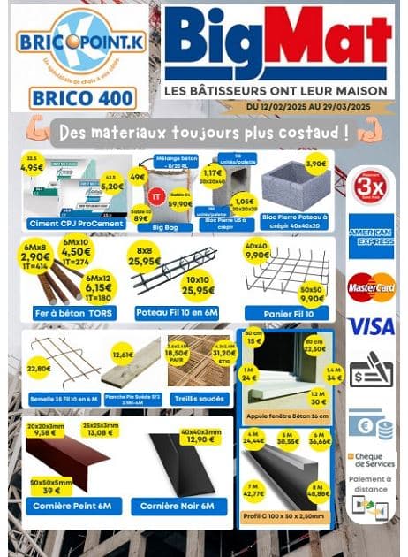 DES MATÉRIAUX TOUJOURS PLUS COSTAUD