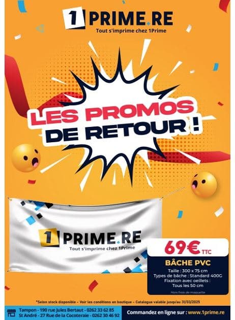 LES PROMOS DE RETOUR