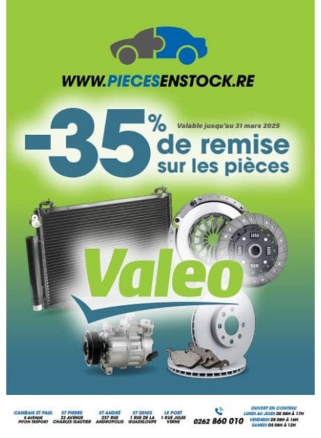 -35 SUR LES PIÈCES VALEO