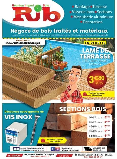 RÉUNION IMPORT BOIS