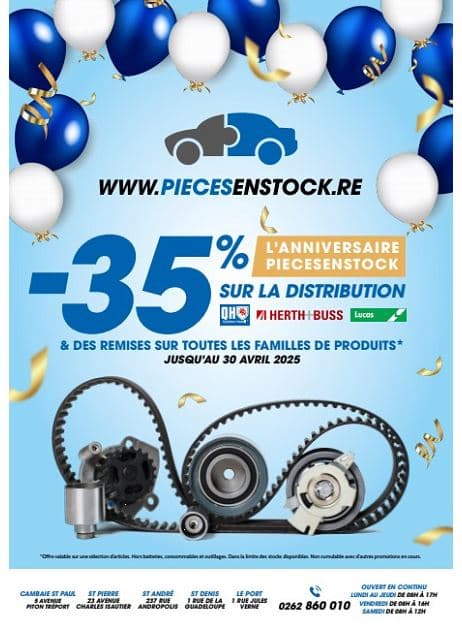 L'ANNIVERSAIRE PIECESENSTOCK