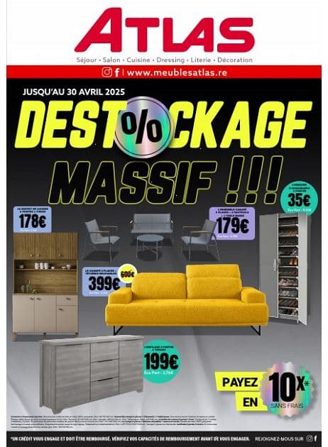DESTOCKAGE MASSIF