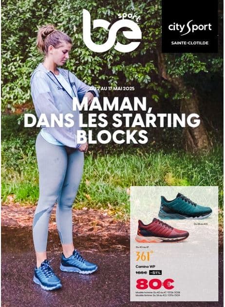 MAMAN, DANS LES STARTING BLOCKS